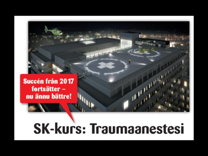 Traumaanestesikurs 2018